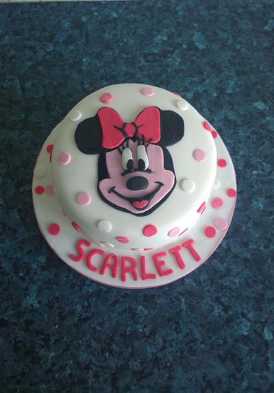 Minnie Mouse Cake - Cake by Beckie Hall