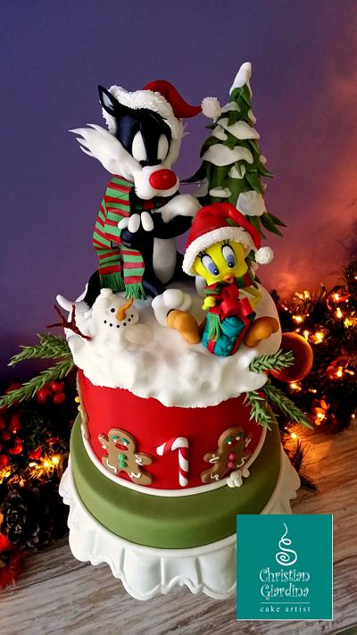 "Meowy Christmas, folks!" - Cake by Christian Giardina