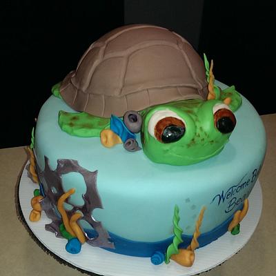sea turtle - Cake by blazenbird49