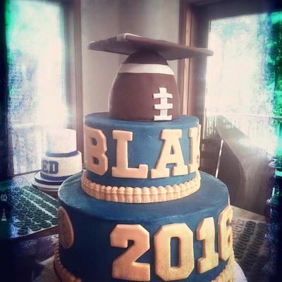 2016 graduation cake - Cake by Batter Up Cakes