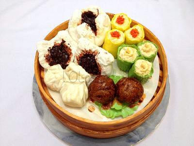 Delicious Dim Sum - Cake by Louis Ng