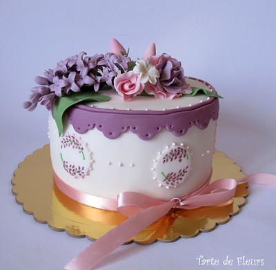 Lilac cake - Cake by Tarte de Fleurs