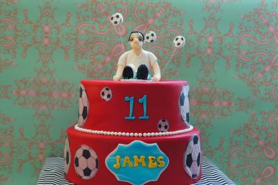 Soccer ball cake - Cake by Friesty