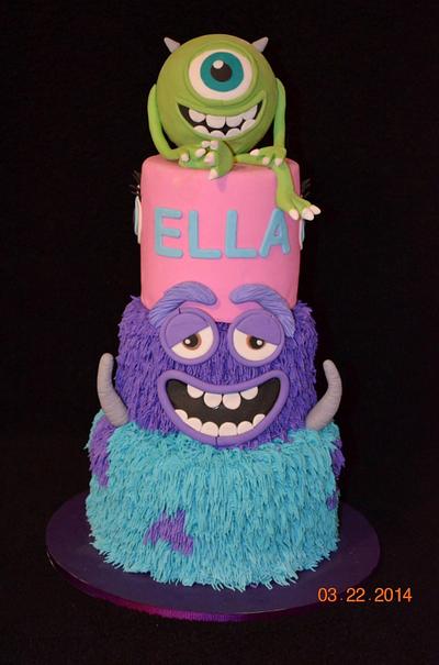 Monsters University - Cake by Chassity