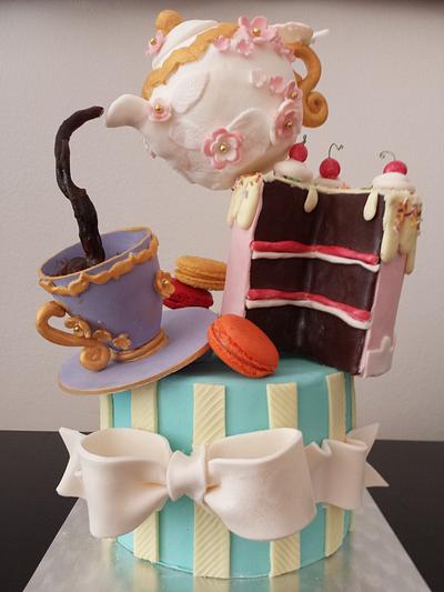 Topsy Tea Party - Cake by Domnaki's