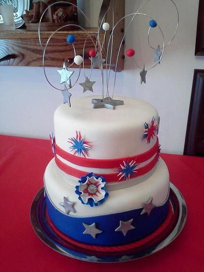 4th of July Celebration - Cake by steph4