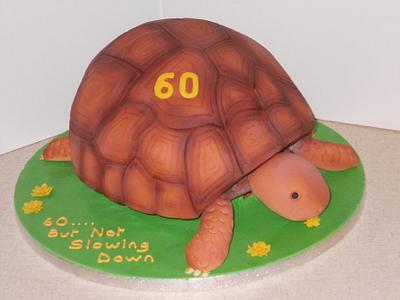 Tortoise Birthday ccake - Cake by David Mason