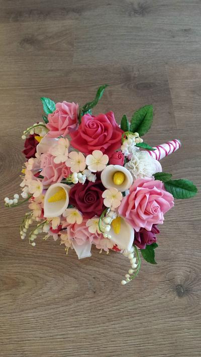 Sugar flower Wedding bouquet  - Cake by Liselotte (Taartje van Lot) 