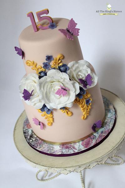 Butterfly Kisses - Cake by Mandy