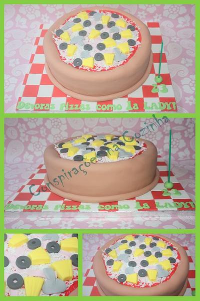 Pizza Cake - Cake by Carolina Cardoso