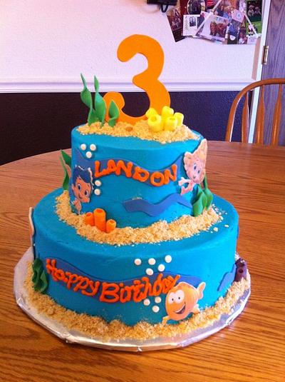 Bubble Guppies Birthday Cake - Cake by The Ruffled Crumb