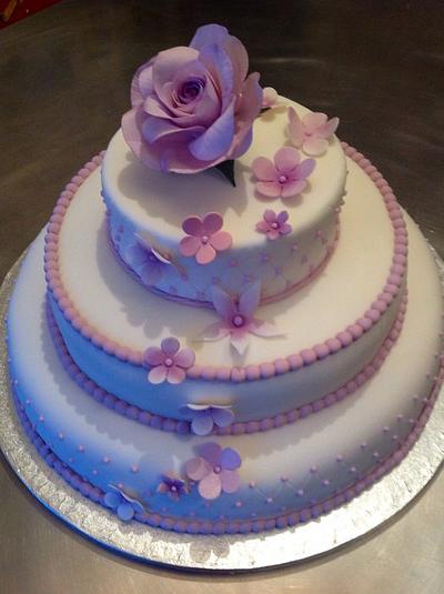 Lilac rose - Cake by Marianna Sclafani