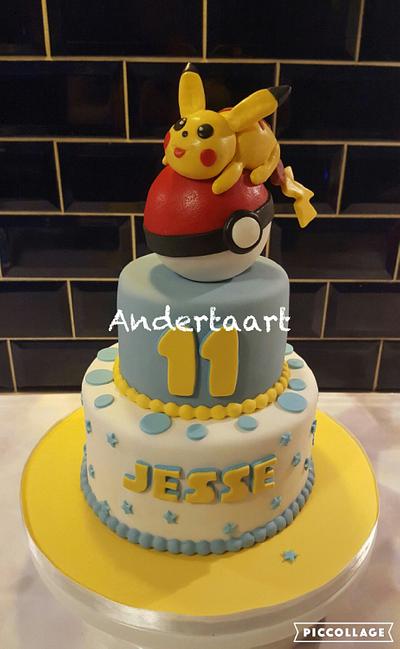 Pikachu cake - Cake by Anneke van Dam
