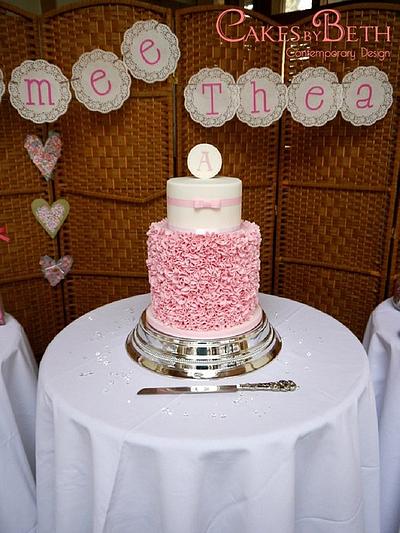 Pink Ruffles for Aimee - Cake by Beth Mottershead