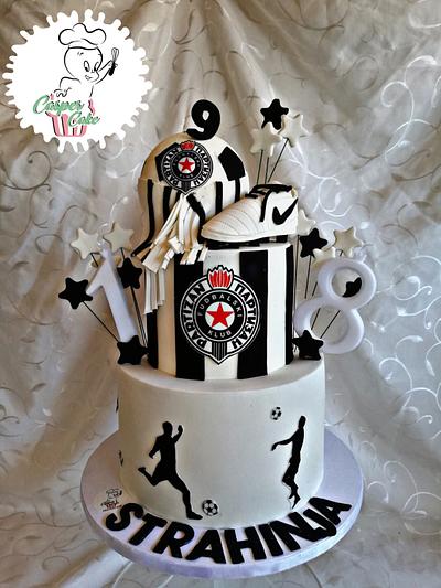 Soccer Ball and shoe  - Cake by Casper cake