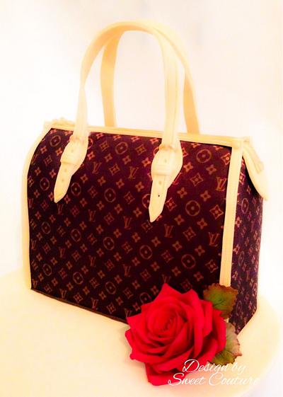 Louis Vuitton handbag. - Cake by Sweet Couture 