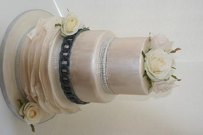 wedding cake - Cake by Pams party cakes