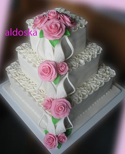 Wedding cake - Cake by Alena