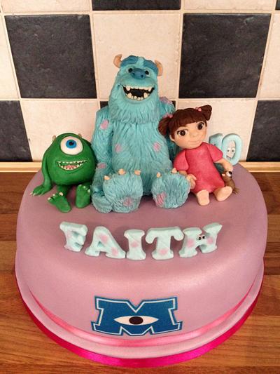 Monsters inc cake - Cake by silversparkle