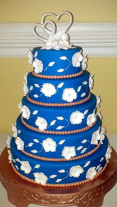 A Wedding Cake of a Different Color - Cake by Bethany Whitford
