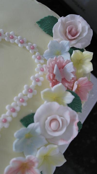 80th Birthday cake - Cake by Justine