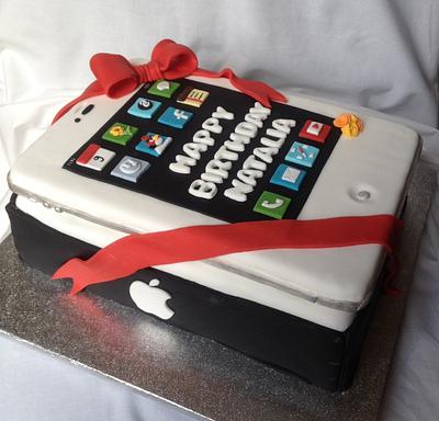 iPhone cake  - Cake by JulianasCakerie