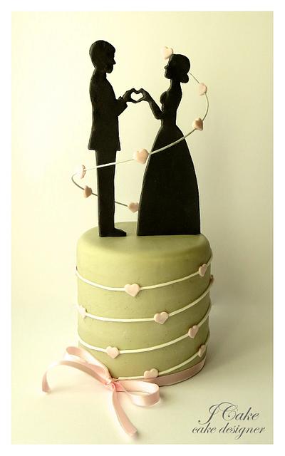 Love is in the air... - Cake by JCake cake designer
