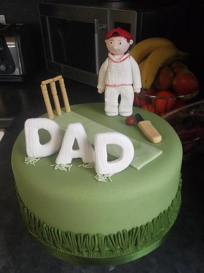 cricket birthday cake - Cake by Krumblies Wedding Cakes