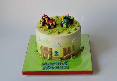  Tractors - Cake by Jolana Brychova