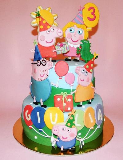 Peppa Pig Cake - Cake by LaDolceVit