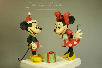 Vintage style figurines for christmas workshop - Cake by Jennifer Holst • Sugar, Cake & Chocolate •