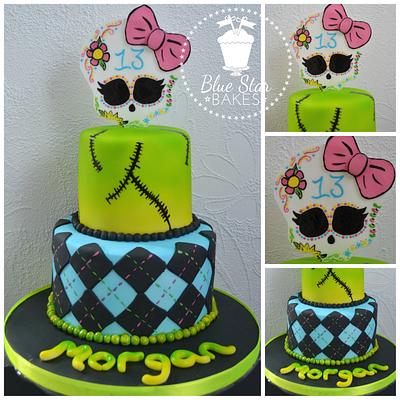 Monster High Theme Cake - Cake by Shelley BlueStarBakes