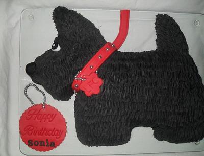 Pampered pooch - Cake by Marie 2 U Cakes  on Facebook