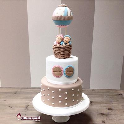 A sweet christening  - Cake by Naike Lanza