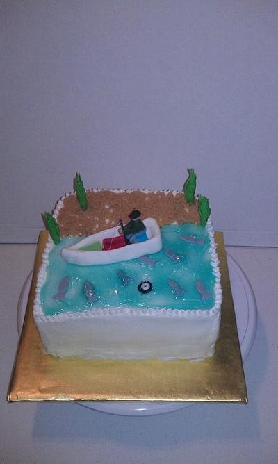 Gone fishin' birthday cake - Cake by lolobeauty