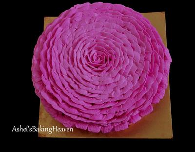 Rose petal cake!! - Cake by Ashel sandeep