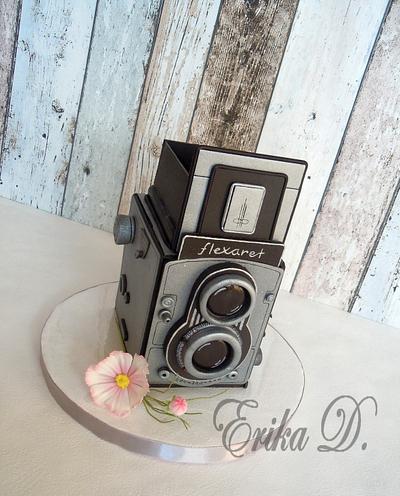 Flexaret camera - Cake by Derika