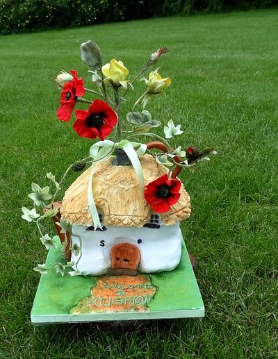 English Country Watering Can - Cake by Fifi's Cakes