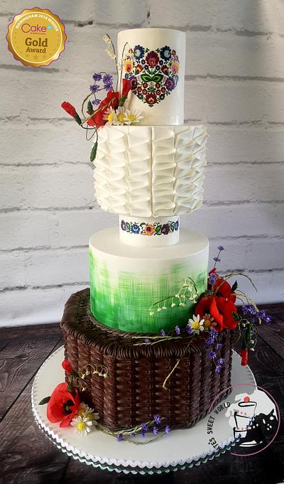 polish heritage wedding cake  - Cake by Katarzyna Rarok