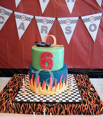 Hot Wheels Birthday Party - Cake by Alicia