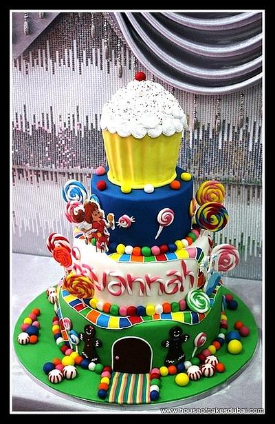 Candyland cake - Cake by The House of Cakes Dubai