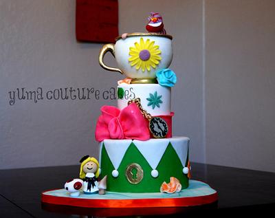 Alice in Wonderland cake - Cake by Jamie Hoffman