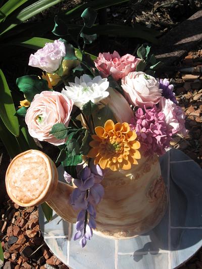 Spring Gardening  - Cake by Sugarart Cakes