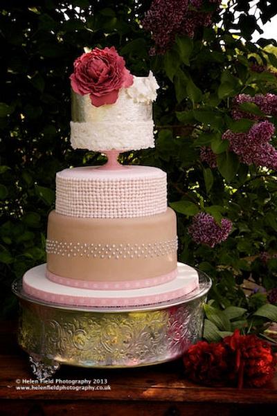Penelope Wedding Cake - Cake by Scrummy Mummy's Cakes