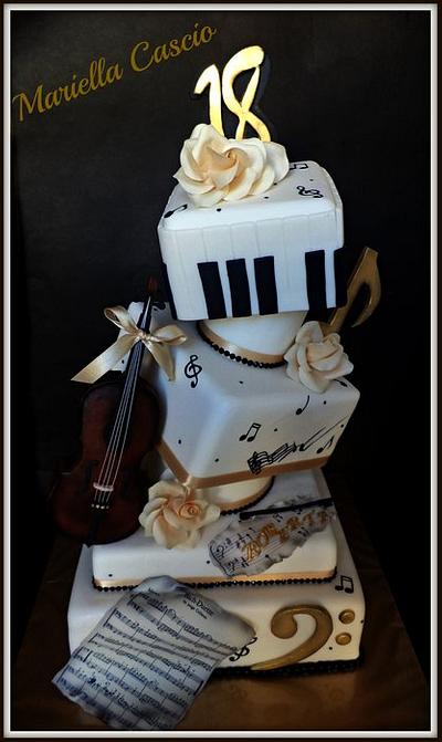 music cake - Cake by Mariella Cascio
