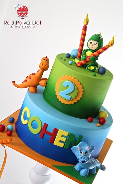 Its a dino party! - Cake by RED POLKA DOT DESIGNS (was GMSSC)