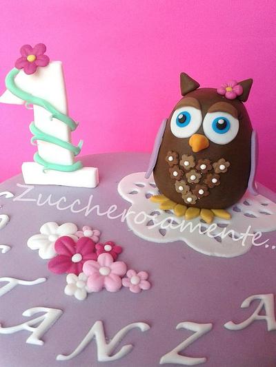 Owl cake - Cake by Silvia Tartari