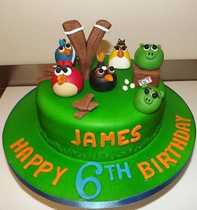 Angry birds cake - Cake by Storyteller Cakes