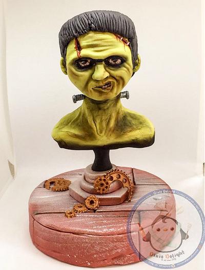 Frankenbie - Cake by DixieDelight by Lusie Lioe