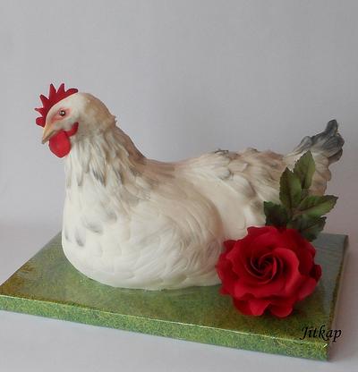 Chicken cake - Cake by Jitkap